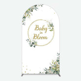 Aperturee Aperturee Baby In Bloom Greenery Baby Shower Arch Backdrop